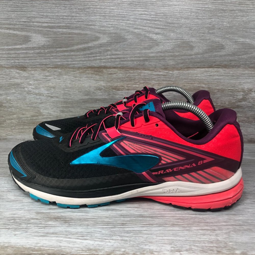 Brooks Womens Ravenna 8 1202381B013 Multicolor Running Athletic Shoes Size 11.5